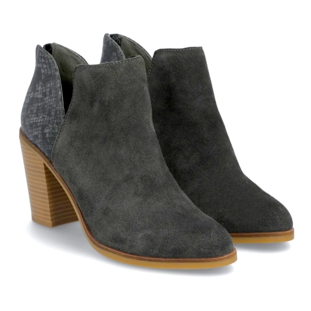 NEW Dolce vita 8 Shai Mixed Material Heel Ankle boots women size 10